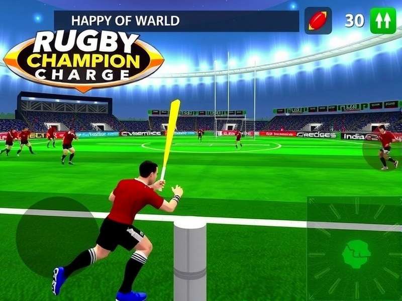 Rugby Champion Charge Game Screenshot