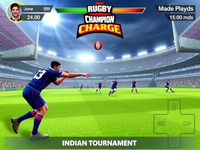 Rugby Champion Charge Multiplayer Gameplay
